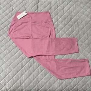 LoveShackFancy High Rise Pink Leggings Large